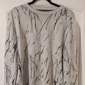 Rare H&M Sweater Sweatshirt Full Print large Size Jumper/Sweater